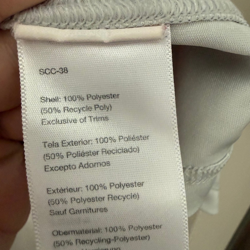Marmot Womens Light Gray Recycled Polyester Performance Short Sleeve Shirt XL - Picture 3 of 6